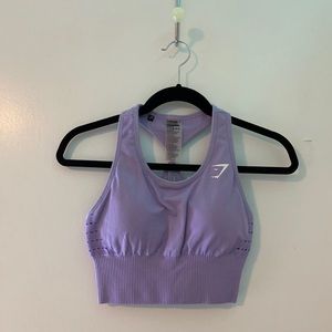 Lavender Gymshark Bra Top